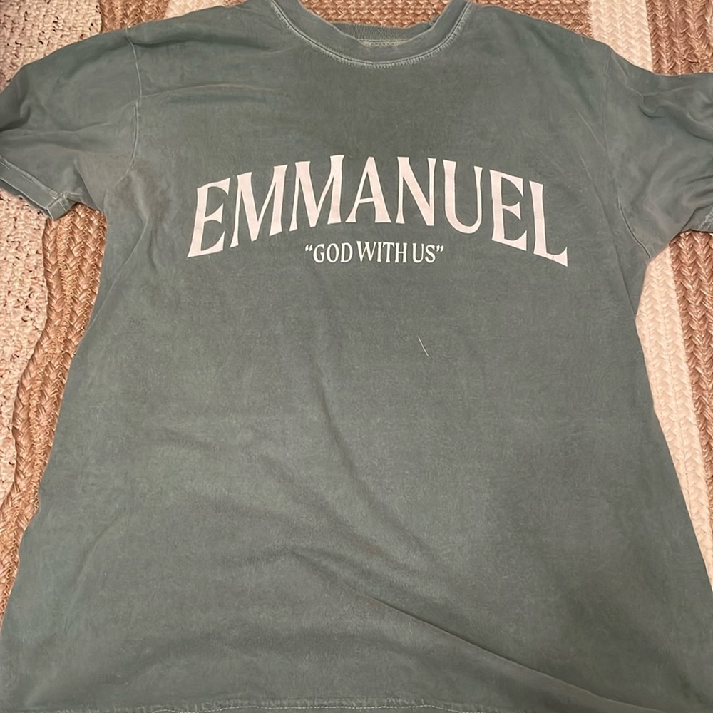 Emmanuel- God with us shirt from Proclamation Collation